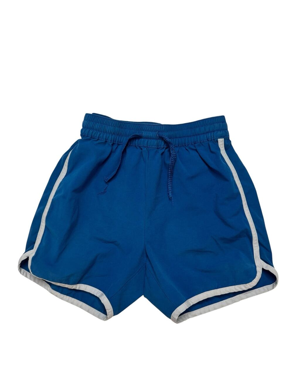 HANNA ANDERSSON Side Stripe Lightweight Short in Blue Size 6-7 120 Kids Pull On
